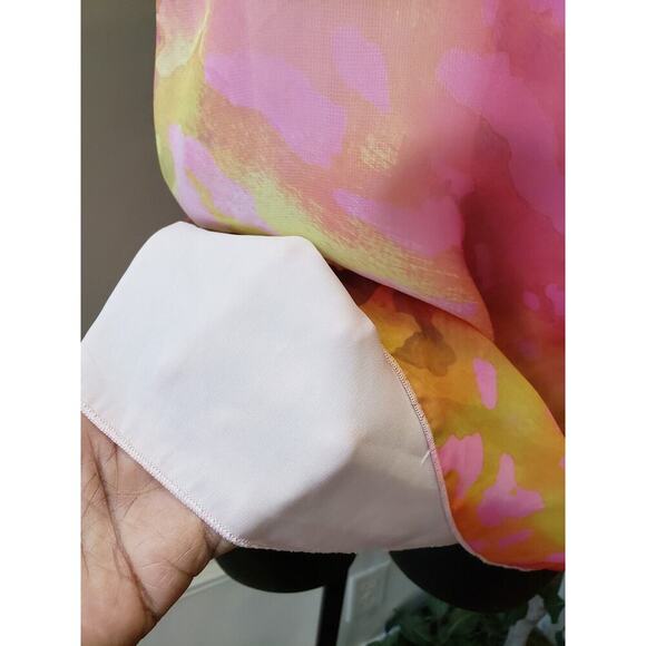 Jennifer Lopez Women's Multicolor Polyester Scoop Neck Sleeveless Top Blouse XS - Picture 5 of 11